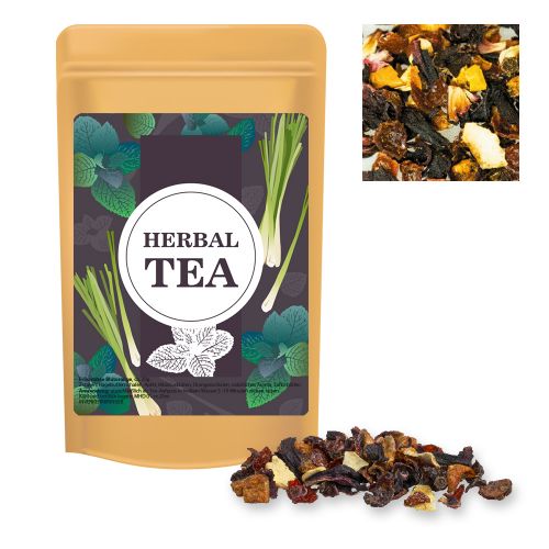 Früchtetee Blutorange, ca. 20g, Standbeutel Mini