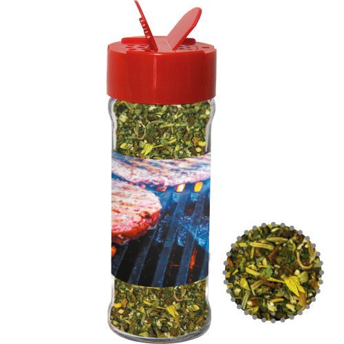 Gewürzmischung Kräuter-Steakgewürz, ca. 30g, Glas mit Streuaufsatz