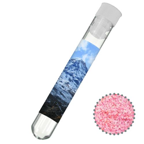 Rosa Kristallsalz, ca. 12g, Reagenzglas