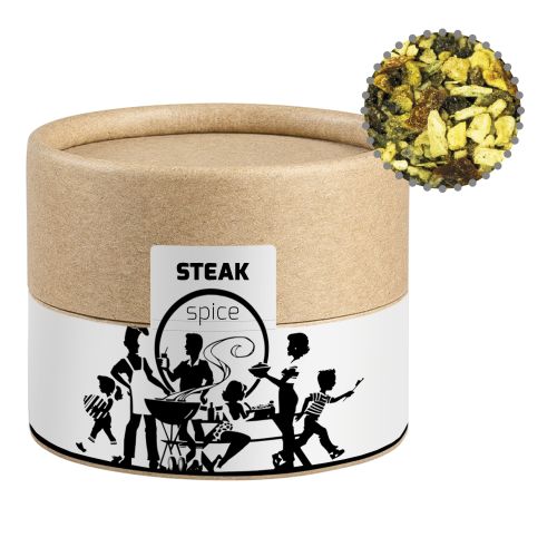 Gewürzmischung Steakgewürz, ca. 40g, Kraftpapierdose Mini