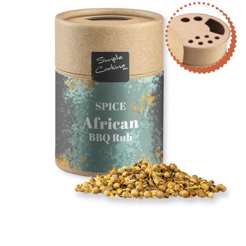 Gewürzmischung African BBQ, ca. 75g, Kraftpapierstreuer Midi