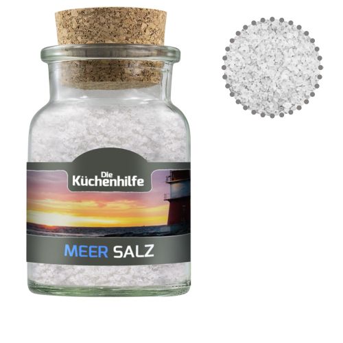 Meersalz, ca. 135g, Korkenglas