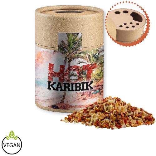 Gewürzmischung HOT Karibik Mix, ca. 50g, Kraftpapierstreuer Midi