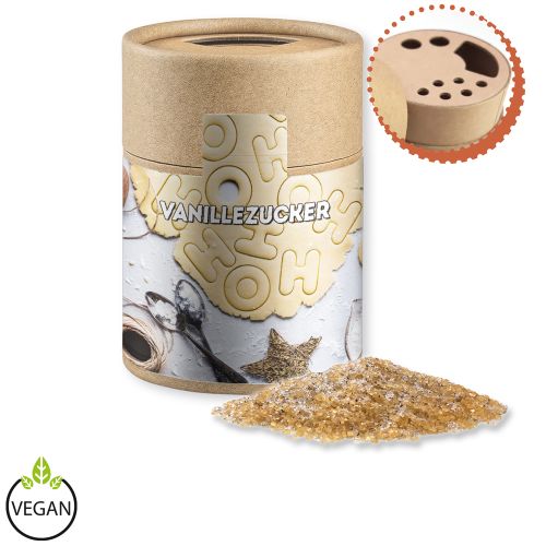 Vanillezucker, ca. 150g, Kraftpapierstreuer Midi