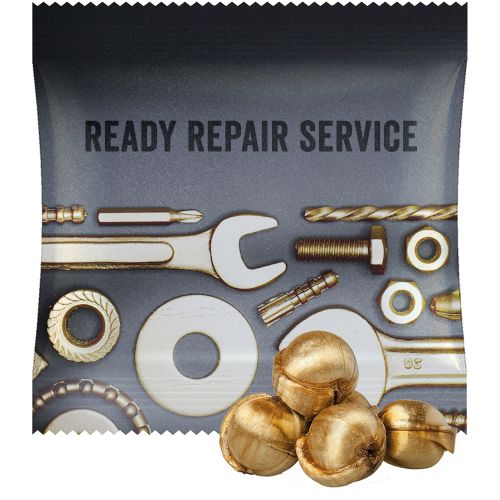Goldnüsse Bonbons, ca. 17g, Midi-Tüte