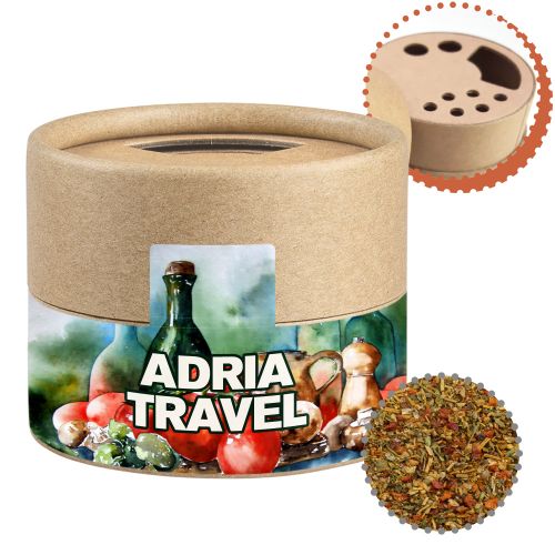 Gewürzmischung Mediterraner Veggie Mix, ca. 28g, Biologisch abbaubarer Eco Pappstreuer Mini