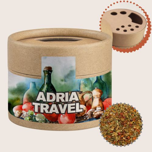 Gewürzmischung Mediterraner Veggie Mix, ca. 28g, Kraftpapierstreuer Mini