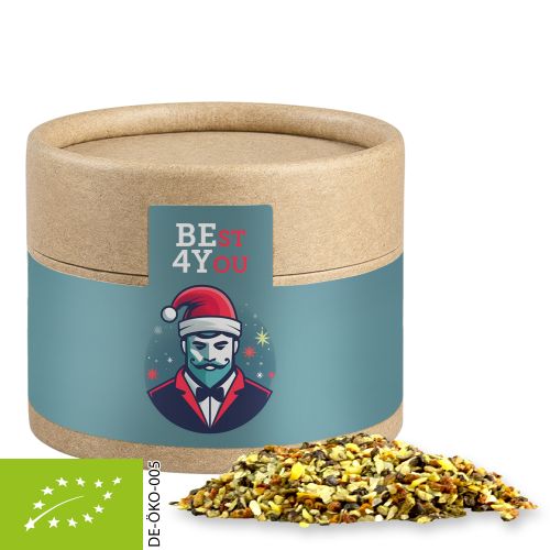 Bio Weihnachts Gewürzmischung Chefsache, ca. 30g, Kraftpapierdose Mini