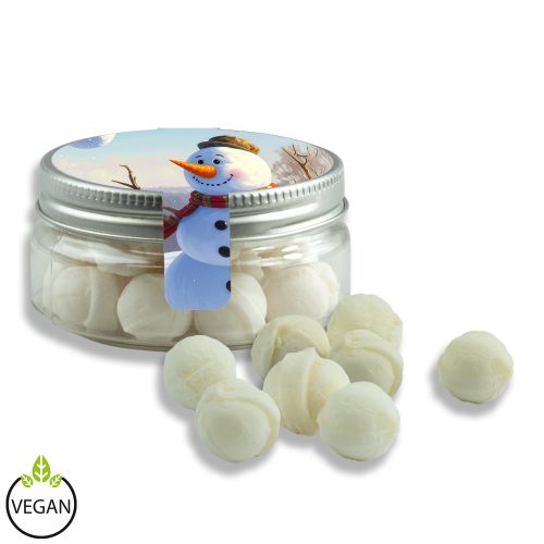 Süße Schneebälle Bonbons (vegan), ca. 60g, Sweet Dose Mini